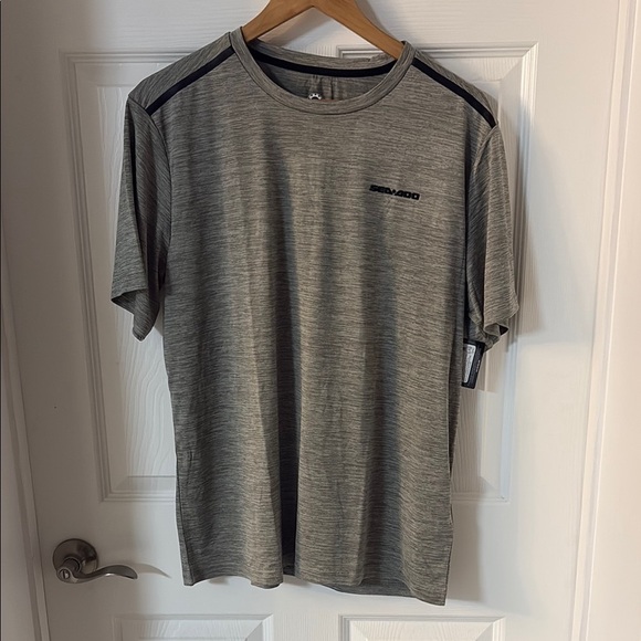 UV protection Gray Short Sleeve Tee Athletic Comfort - Picture 1 of 3